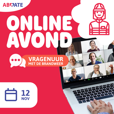 Online avond - Vragenuurtje met de Brandweer