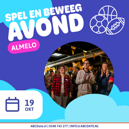 Spel en beweegavond Almelo