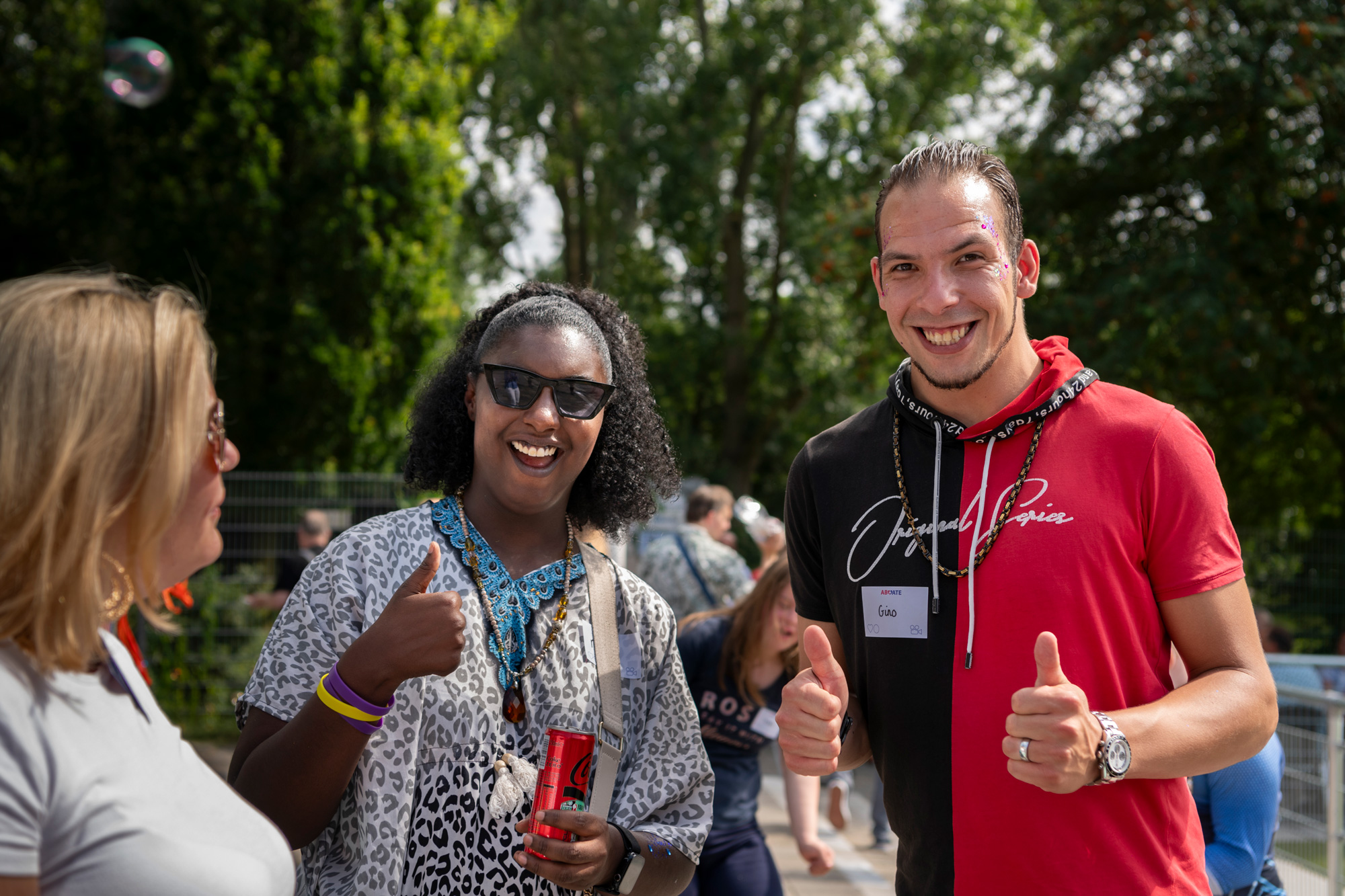 Blije gezichten op het Zomerfestival